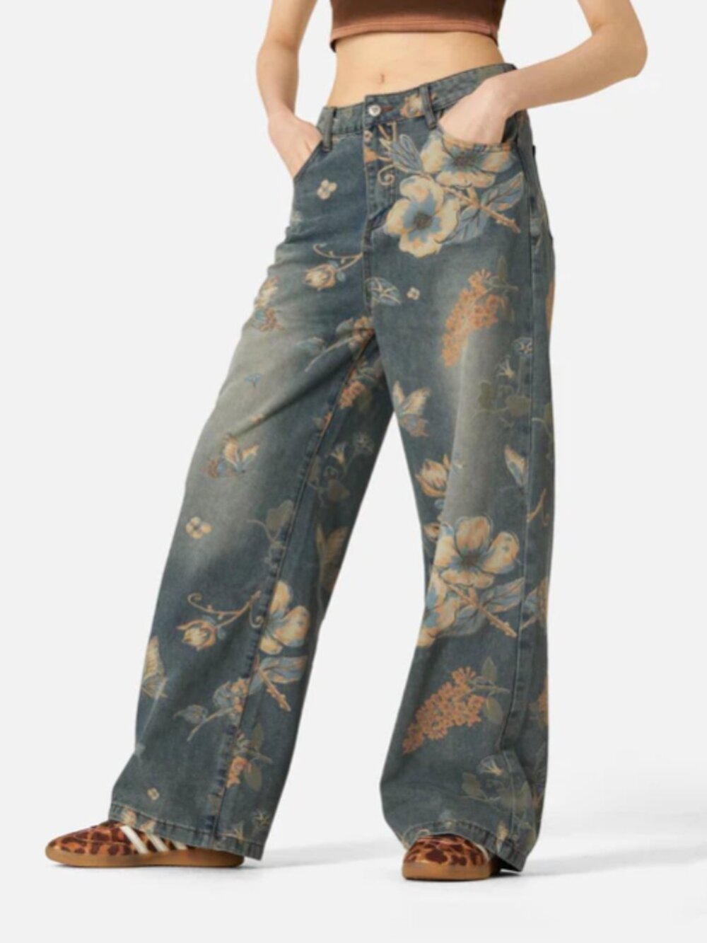 Aelfric Eden Floral Baggy Jeans - Picture 3 of 8